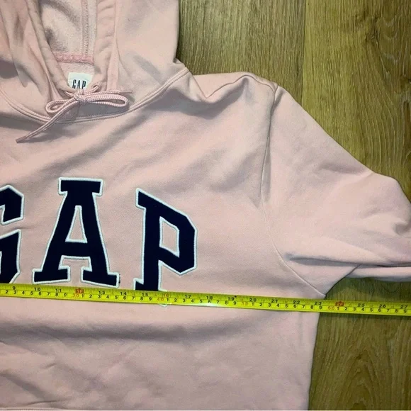 Gap Men’s Hoodie Sweater Pullover Size large Casual Preppy Everyday 90s Pocket - Picture 6 of 10